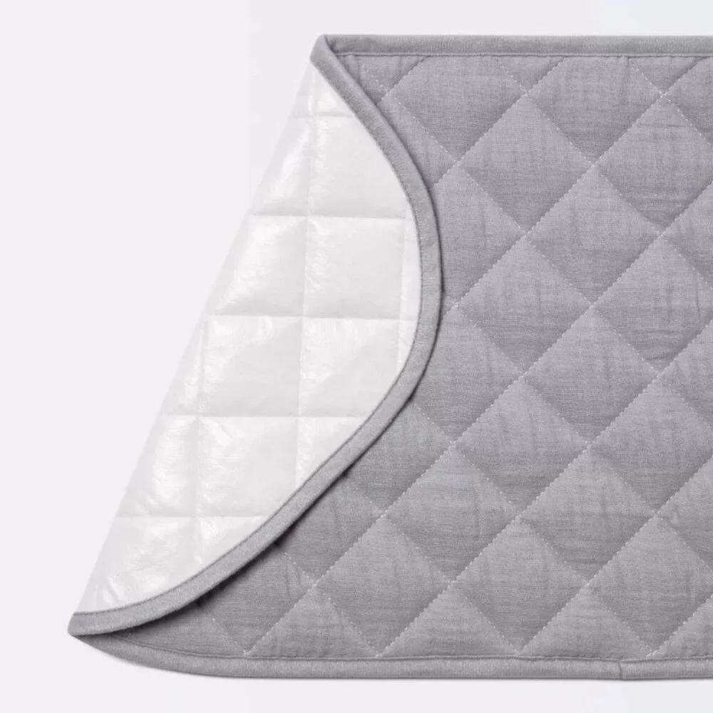 Cloud Island Muslin Changing Pad Liner - Grey - 2pk - NEW WITH TAGS